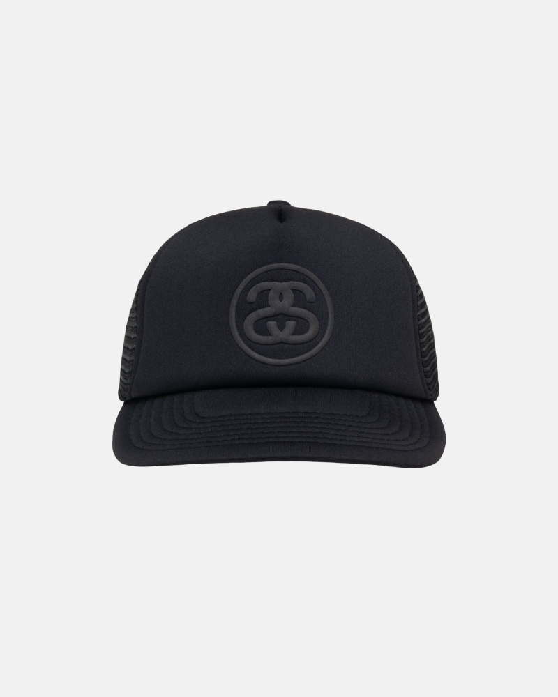 Sombreros Stussy Trucker Ss-Link Snapback Negras | 45320-VOUP