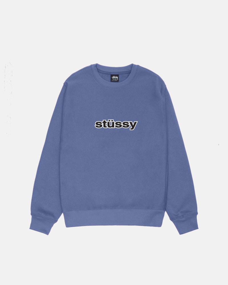 Sudaderas Stussy Ss-Link Crew Azules | 03257-XUWF