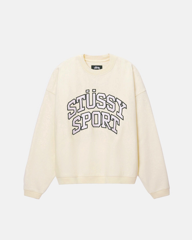 Sudaderas Stussy Stüssy Deporte Relaxed Oversized Crew Blancas | 45107-EDVP