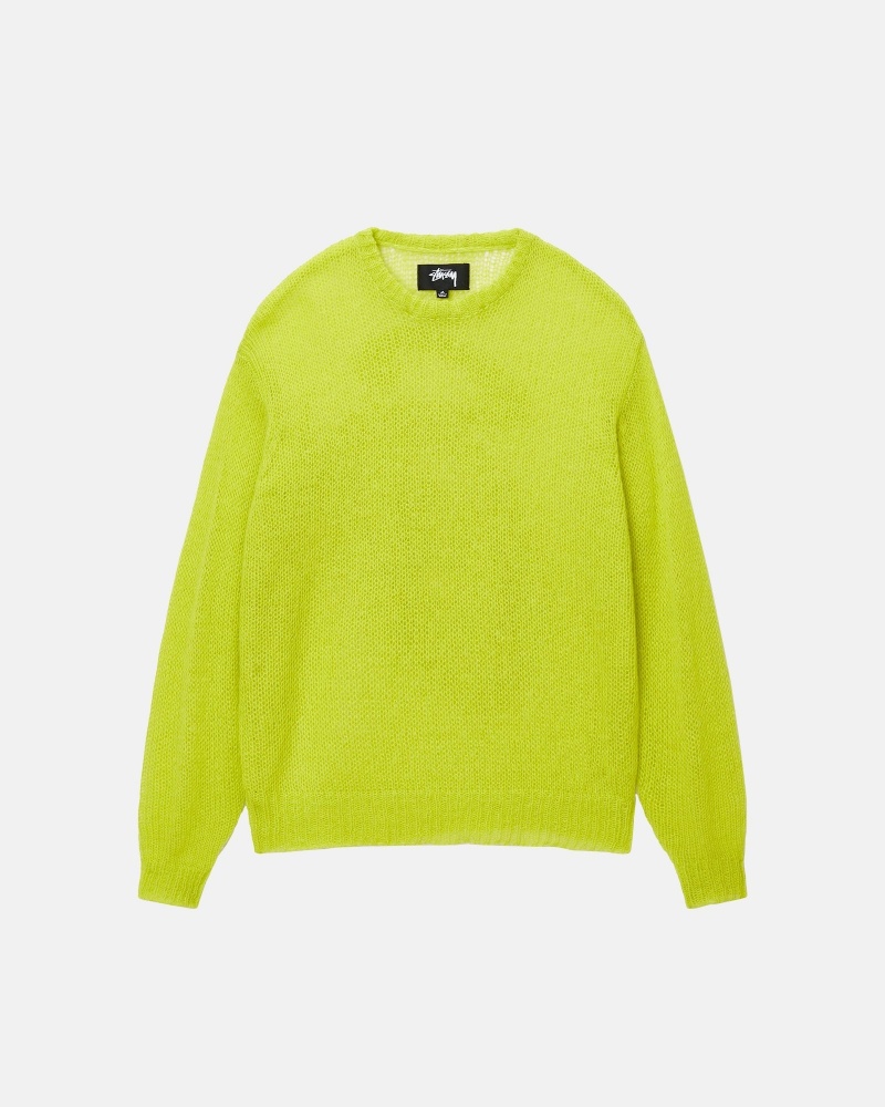 Suéteres Stussy S Loose Knit Verde Claro | 14076-UDJM